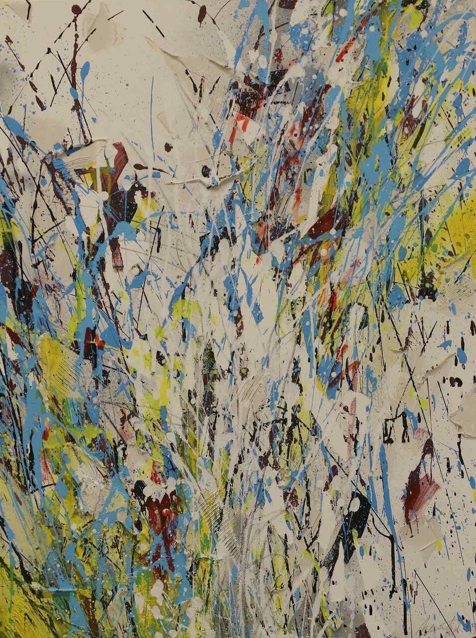 "luckynotlucky", 60 x 80 cm, 2019 Martin Noorväli abstraktne maal "Lucky Not Lucky", 2022