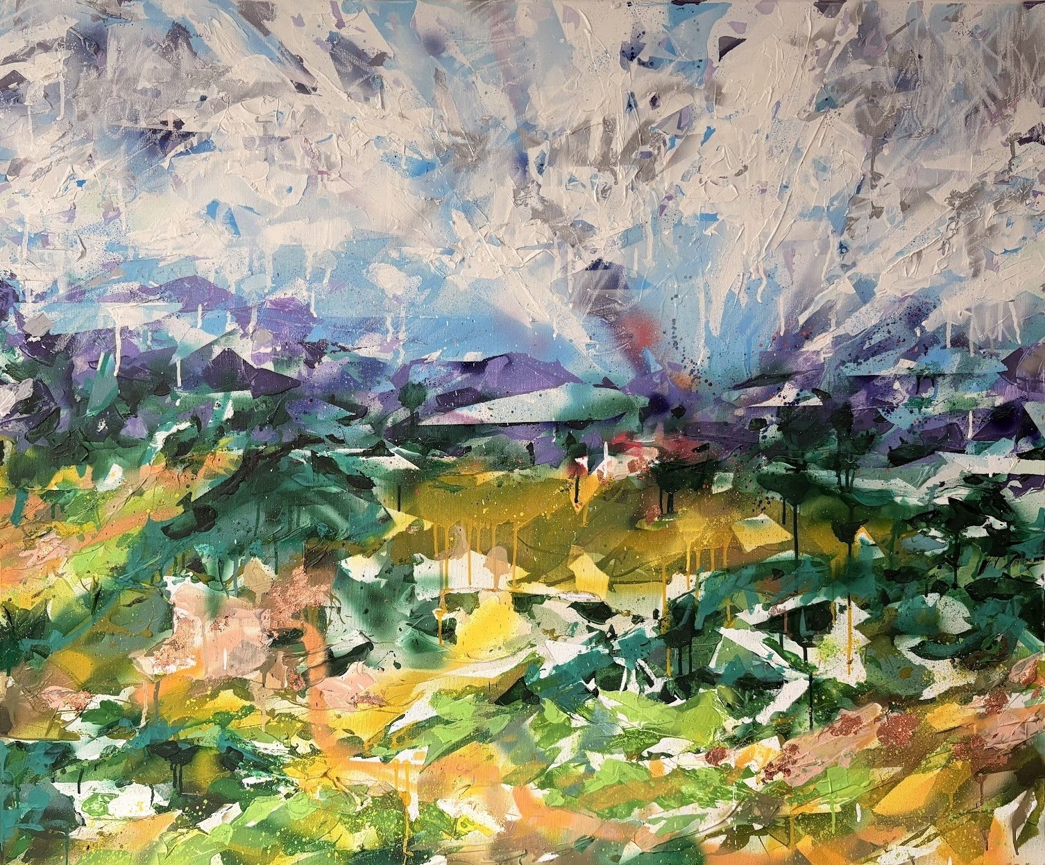 Landscape II – abstraktne maal, Martin Noorväli, 2026